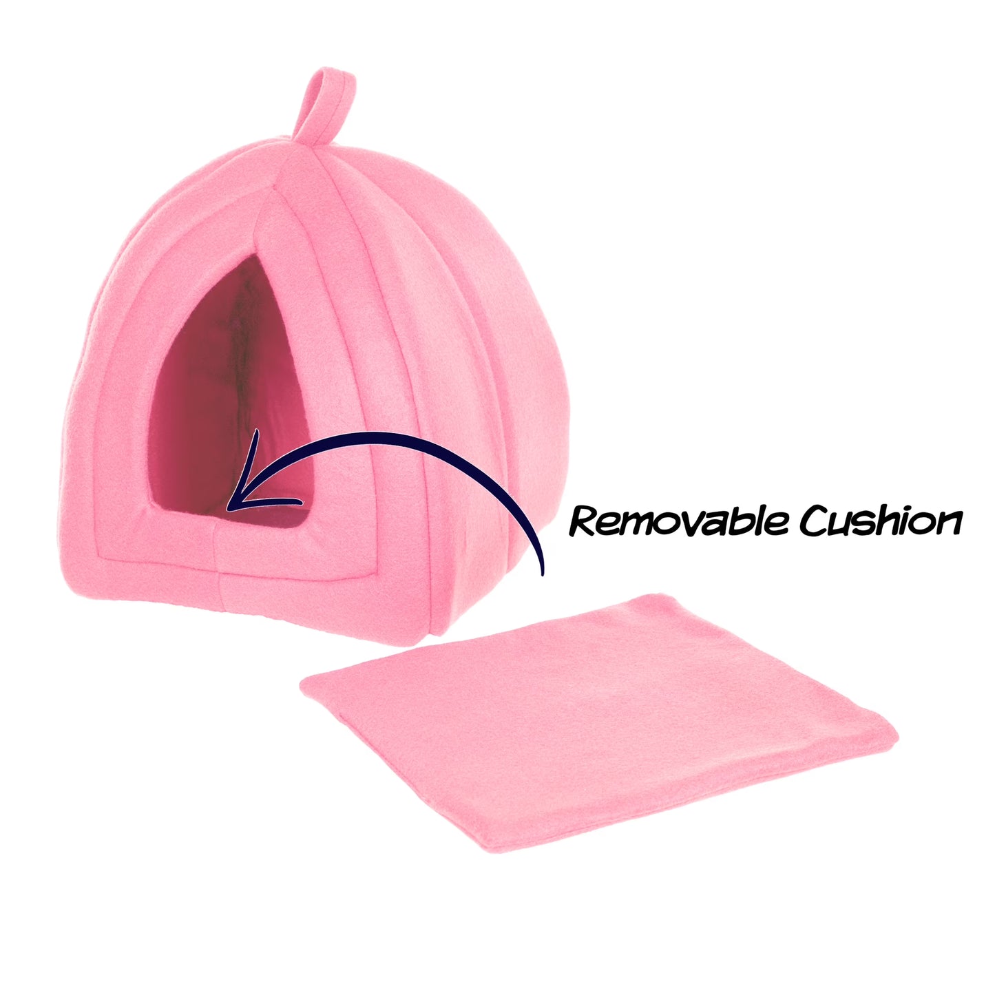 Igloo Pet Cat Bed, Pink