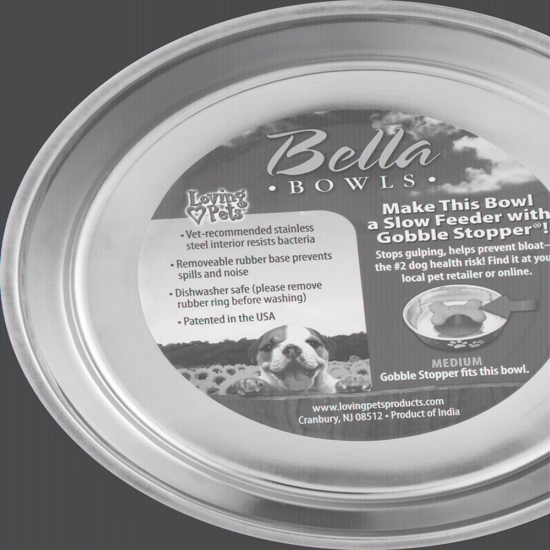 Loving Pets Classic Dog Bowl Paparazzi Pink, MD