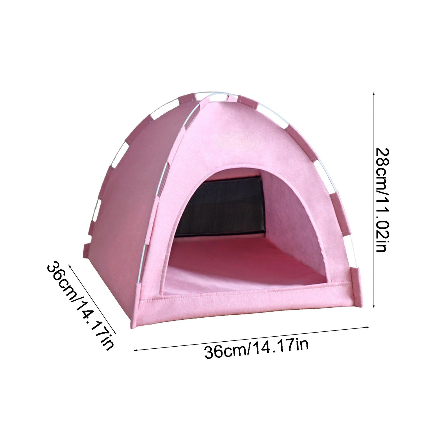 FAMTKT Foldable Pet Tent, Universal Pet Nests for Indoor Cats, Dog Tent, Pet Tent, Portable Cats Tent Bed for Outdoor Cats Cave Cats Houses