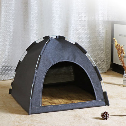 FAMTKT Foldable Pet Tent, Universal Pet Nests for Indoor Cats, Dog Tent, Pet Tent, Portable Cats Tent Bed for Outdoor Cats Cave Cats Houses