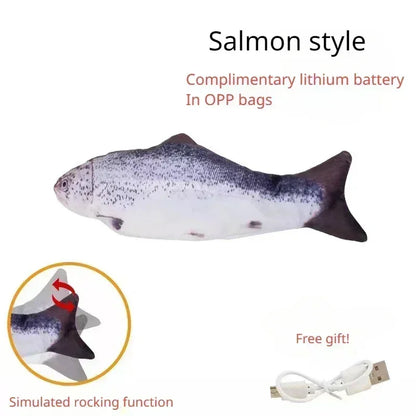 Cats Toy Fish USB Charger Toys for Cats Interactive Electronics Realistic Pet Cats Chew Cats & Dogs Products Home Accessories